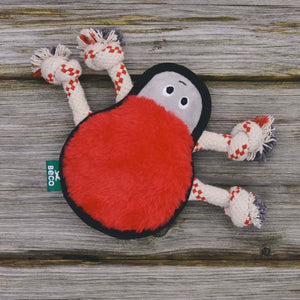 Beco Pets Rough & Tough Spider Recycled Dog Toy - RED MEDIUM - Shopivet.com