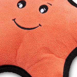 Beco Pets Rough & Tough Starfish Recycled Dog Toy - ORANGE LARGE - Shopivet.com