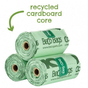 Beco Pets Unscented Compostable Poop Bags 60pcs - 60 pcs - Shopivet.com