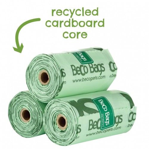 Beco Pets Unscented Compostable Poop Bags 60pcs - 60 pcs - Shopivet.com