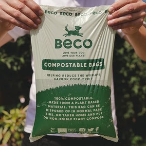 Beco Pets Unscented Compostable Poop Bags 60pcs - 60 pcs - Shopivet.com