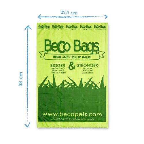Beco Pets Unscented Poop Bags 120pcs - 120 pcs - Shopivet.com