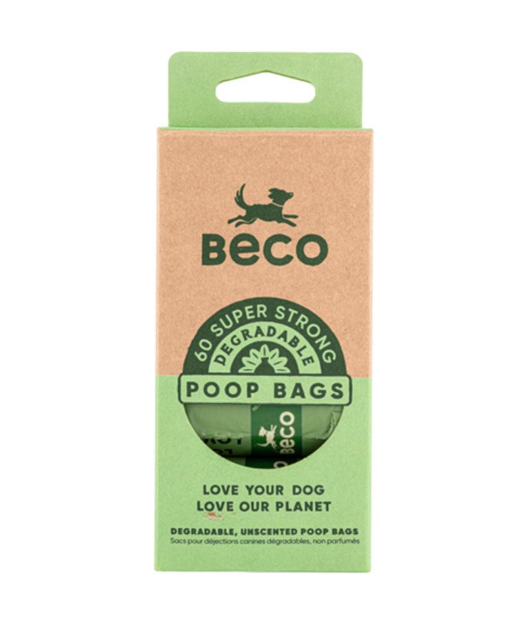 Beco Pets Unscented Poop Bags 60pcs - 60 pcs - Shopivet.com