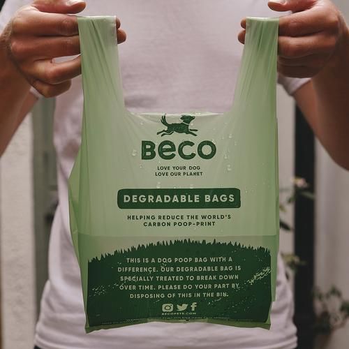 Beco Pets Unscented Poop Bags with Handle 120pcs - 120 pcs - Shopivet.com