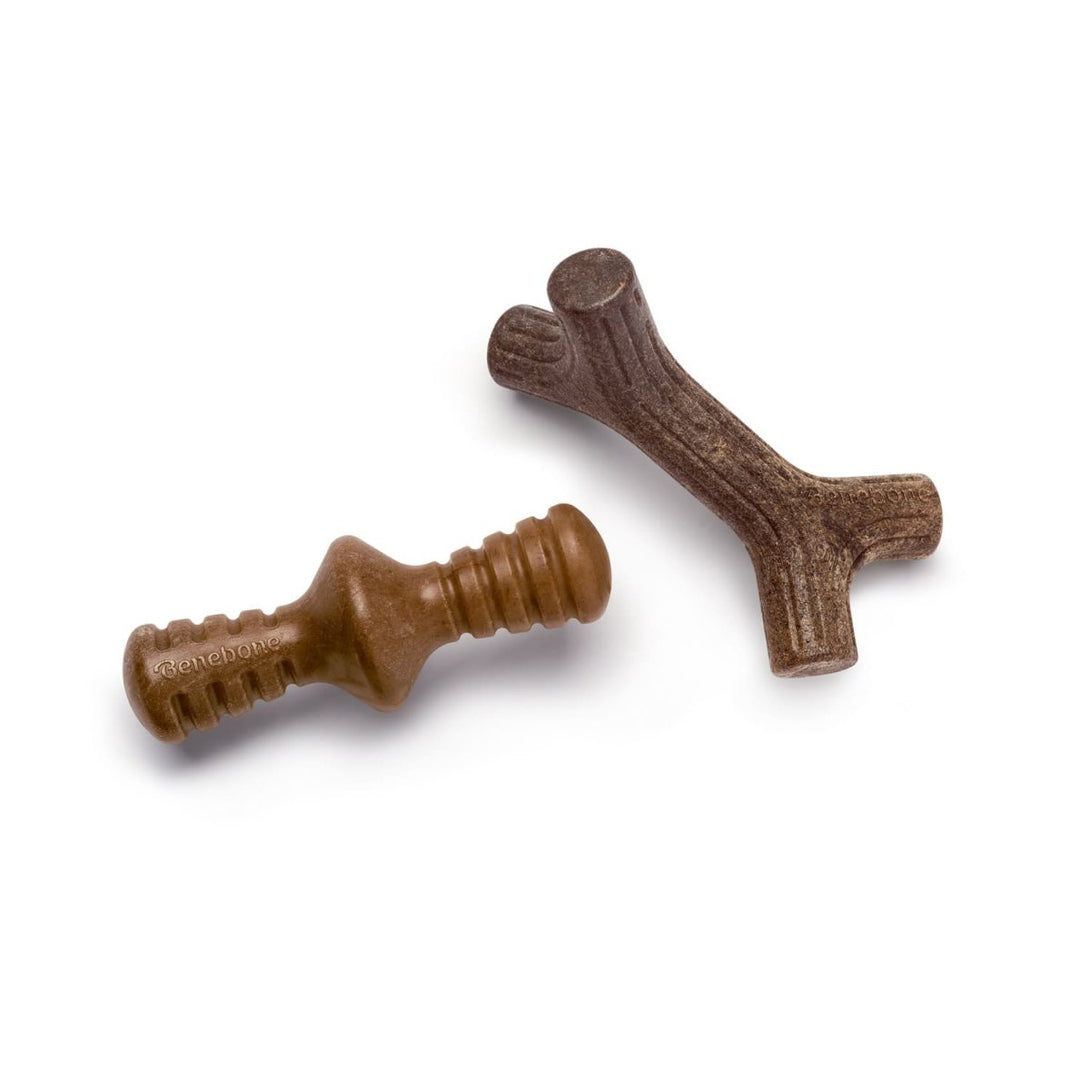 Benebone 2 - Pack Maplestick/Zaggler (Tiny) – Bacon - Shopivet.com