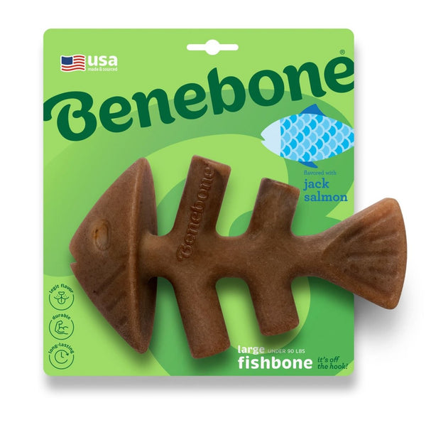 Benebone Fishbone Dog Toy - Large - Shopivet.com