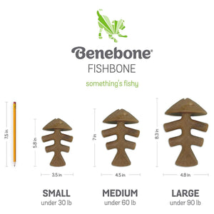 Benebone Fishbone Dog Toy - Large - Shopivet.com