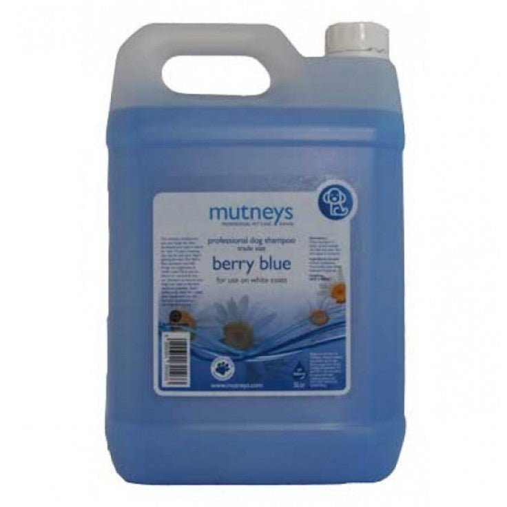 BERRY BLUE SHAMPOO (WHITE DOGS) 5LTR - Shopivet.com