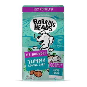 Barking Heads Tummy Loving Care Fish Dry Dog Food - 2kg