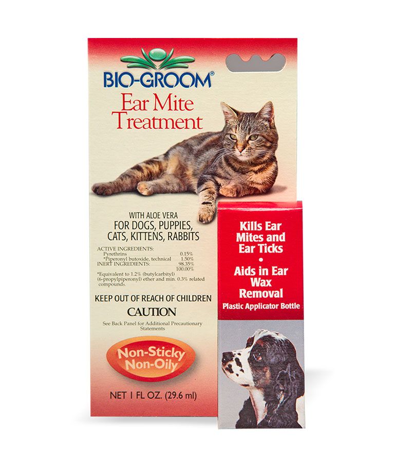 Bio - Groom Cat & Dog Ear Mite Treatment - 1 oz. - Shopivet.com