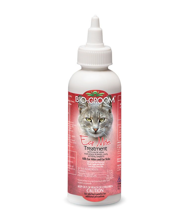 Bio - Groom Cat & Dog Ear Mite Treatment - 4oz - Shopivet.com