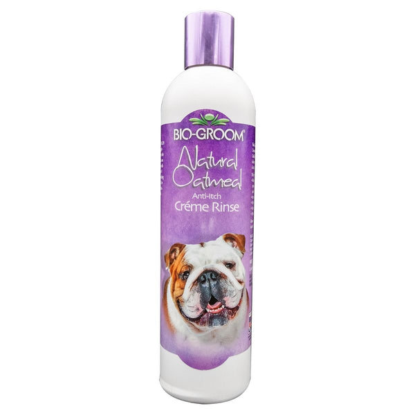 Bio - Groom Natural Oatmeal Anti - Itch Creme Rinse Dog Conditioner 355ml - 12oz - Shopivet.com