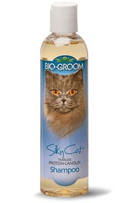 Bio - Groom Silky Cat Tearless Protein - Lanolin Cat Shampoo 8oz - 8 oz. - Shopivet.com