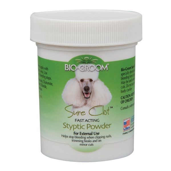 Bio - Groom Sure Clot Fast Acting Dog Styptic Powder - 1.5 oz. - Shopivet.com