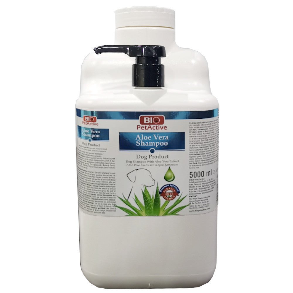 Bio PetActive Aloe Vera Shampoo for Dogs 5L - Shopivet.com