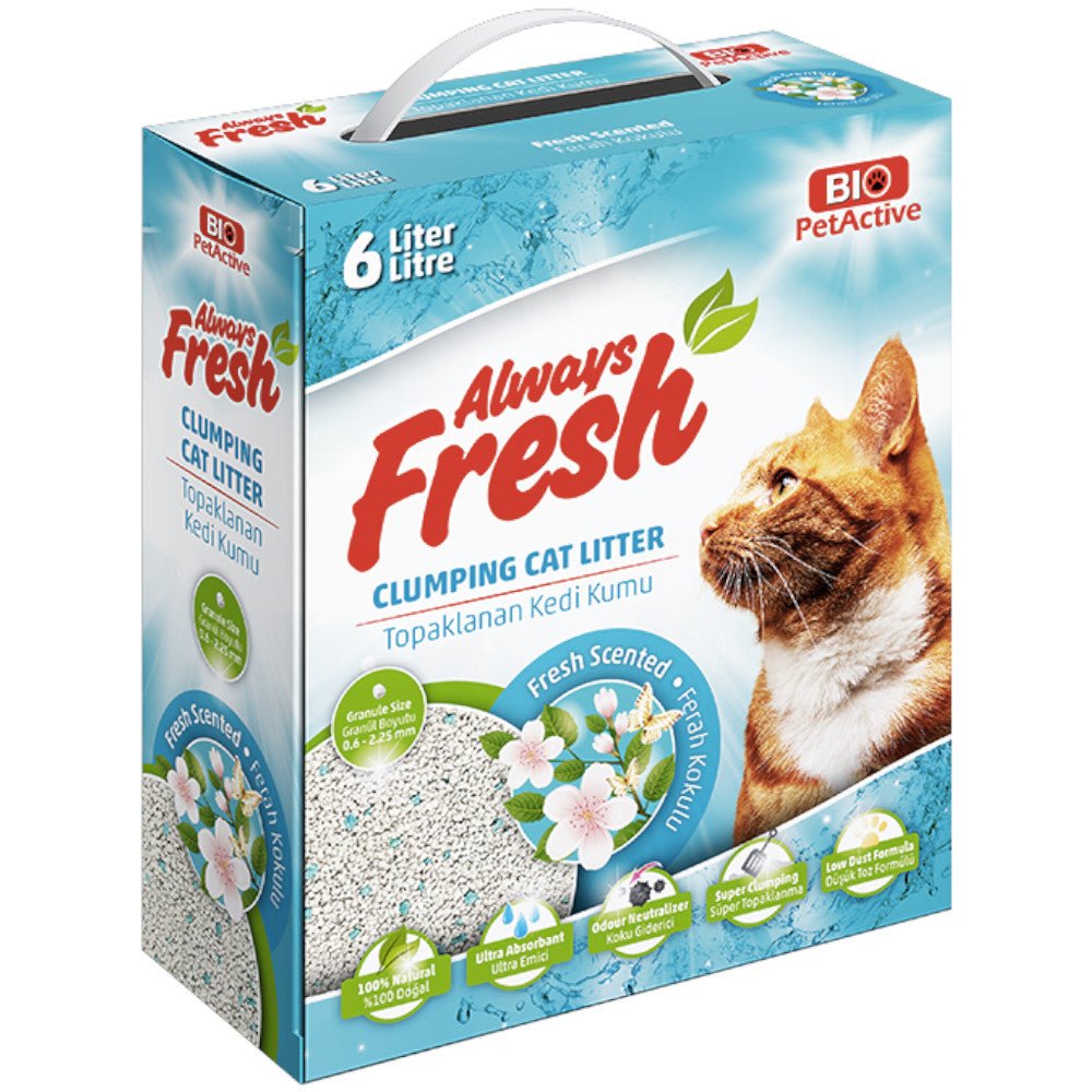 Bio PetActive Always Fresh Perfumed Cat Litter 6 Liters - Shopivet.com
