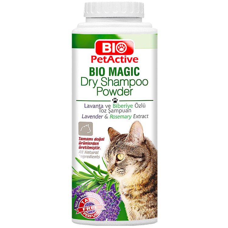 Bio PetActive Bio Magic Dry Shampoo Powder (For Cats) 150gm - Shopivet.com