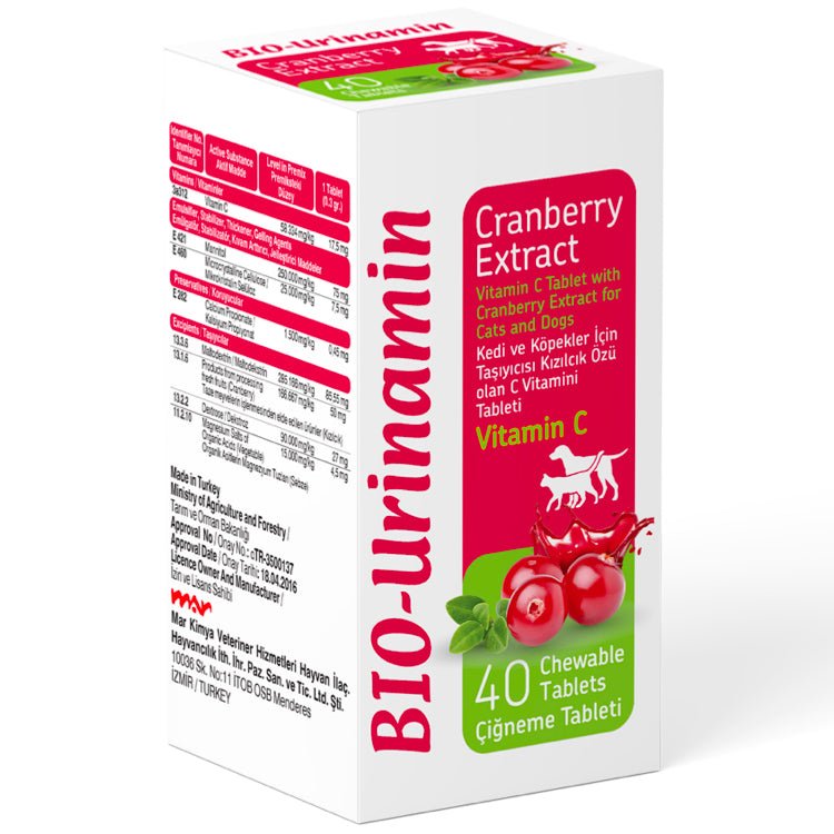 Bio PetActive Bio - Urinamin 40tabs/bottle - Shopivet.com