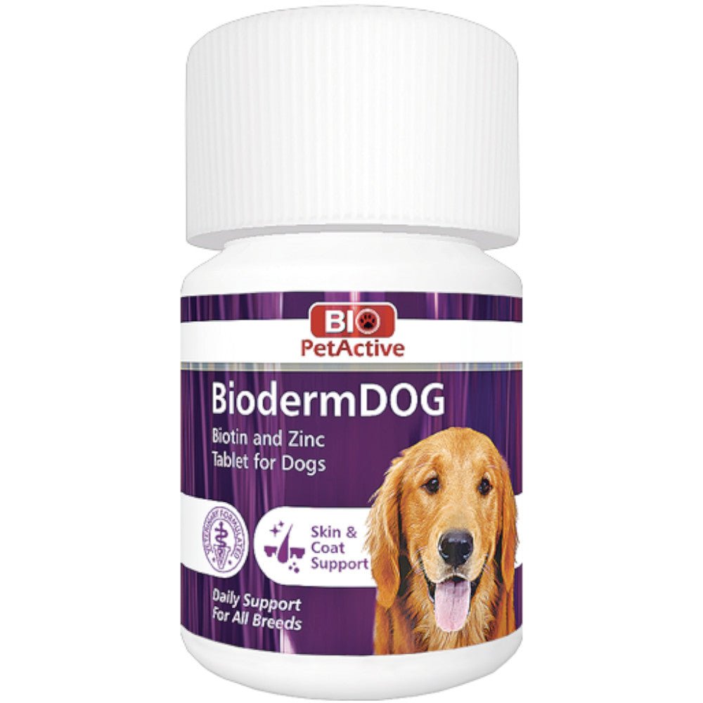 Bio PetActive Biodermdog Biotin and Zinc Tablet 75tabs - Shopivet.com