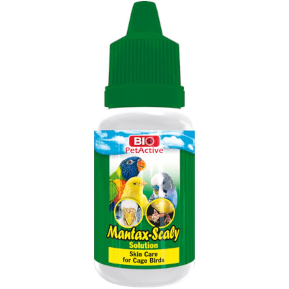 Bio PetActive Mantax - Scaly Skin Care for Cage Birds 20ml - Shopivet.com