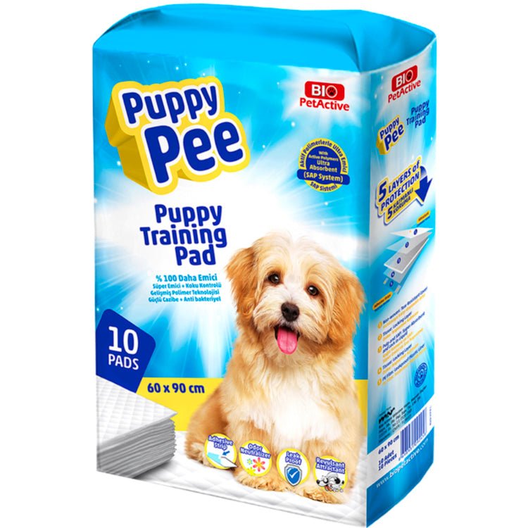 Bio PetActive Puppy Pee 60x60 (Puppy Training Pads) 10Pcs - Shopivet.com