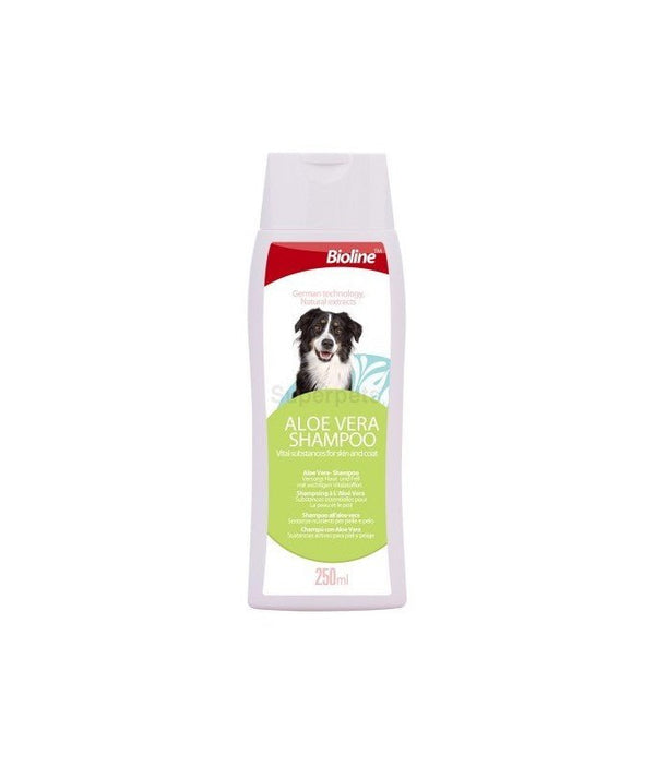 Bioline Aloe Vera Dog Shampoo 250ml - Shopivet.com