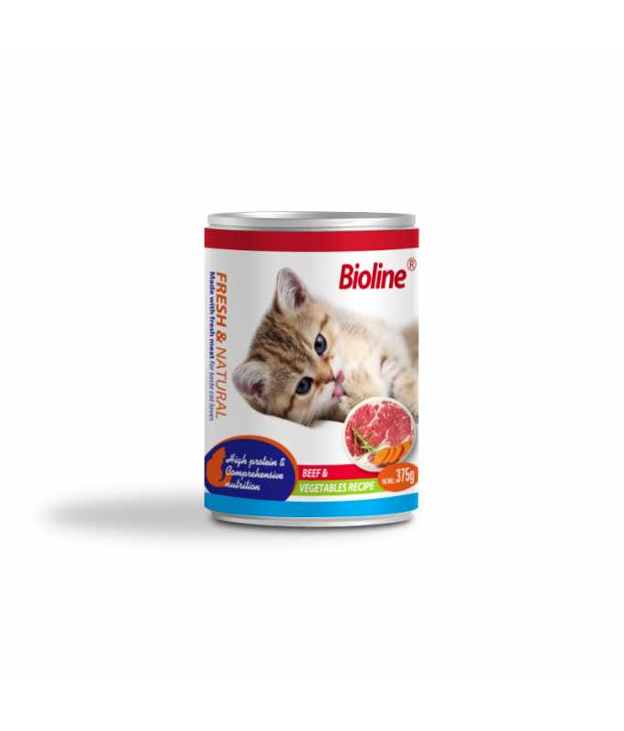 Bioline Canned Cat Food 375g - Shopivet.com