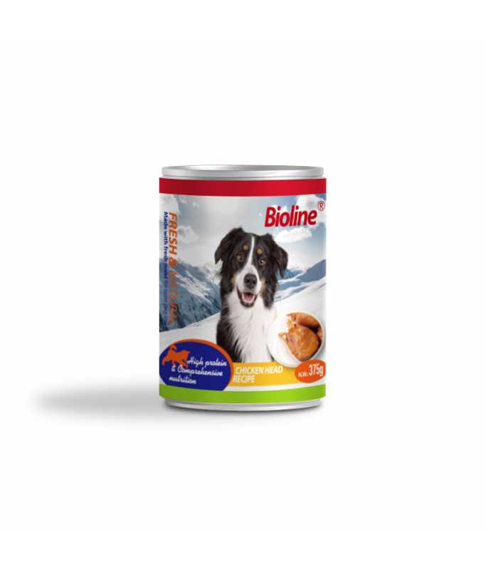 Bioline Canned Dog Food 375g - Shopivet.com