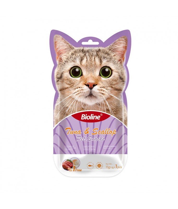 Bioline Cat Treats - 5x15g - Shopivet.com