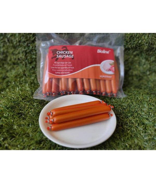 Bioline Chicken Sausage 15gx30 - Shopivet.com