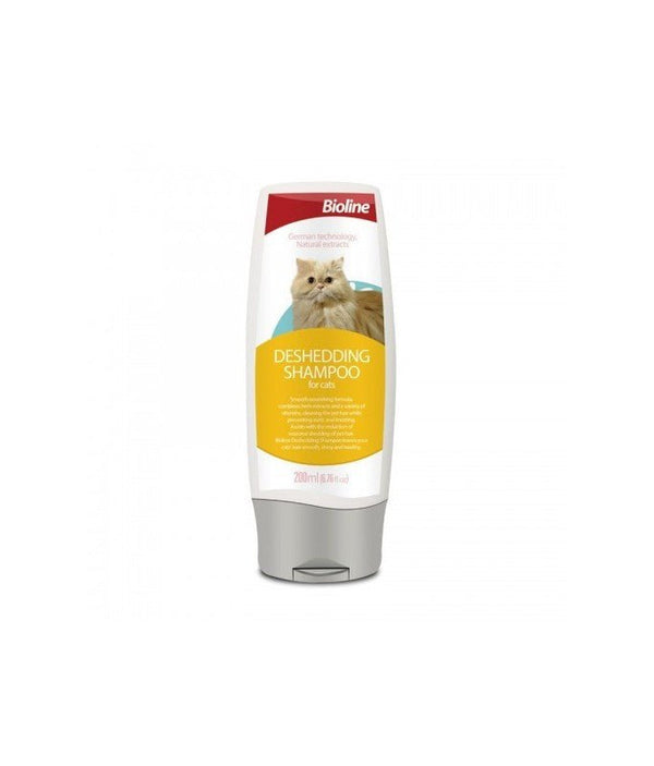 Bioline Deshedding Shampoo For Cat 200ml - Shopivet.com