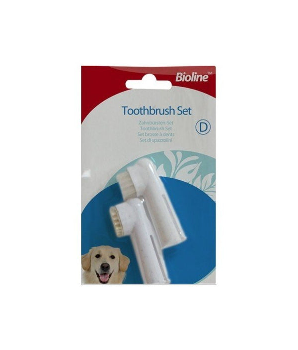 Bioline Finger Tooth Brush Set - Shopivet.com