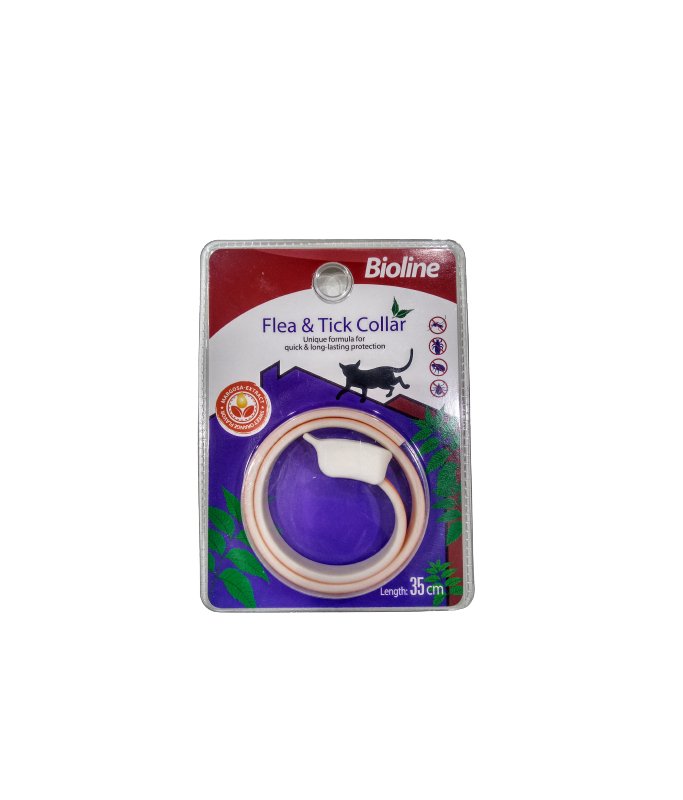 Bioline Flea and Tick Collar Cat 35cm - Shopivet.com