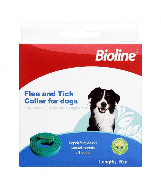 Bioline Flea and Tick Collar for Dogs - 60cm - Shopivet.com