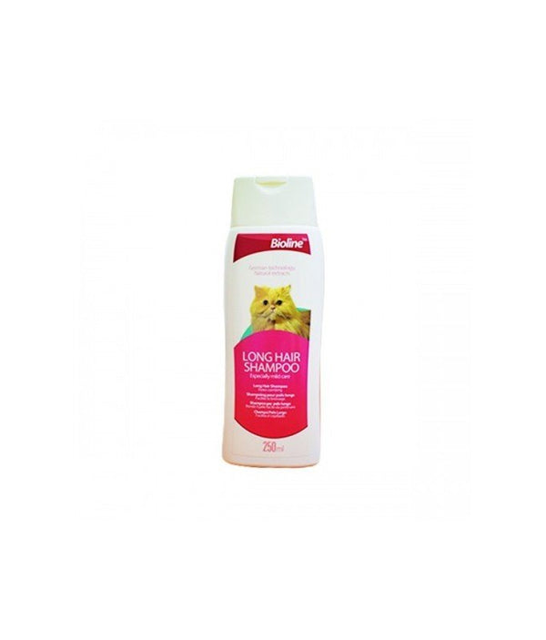 Bioline Long Hair Shampoo Cat[Volume - 250ml] - Shopivet.com