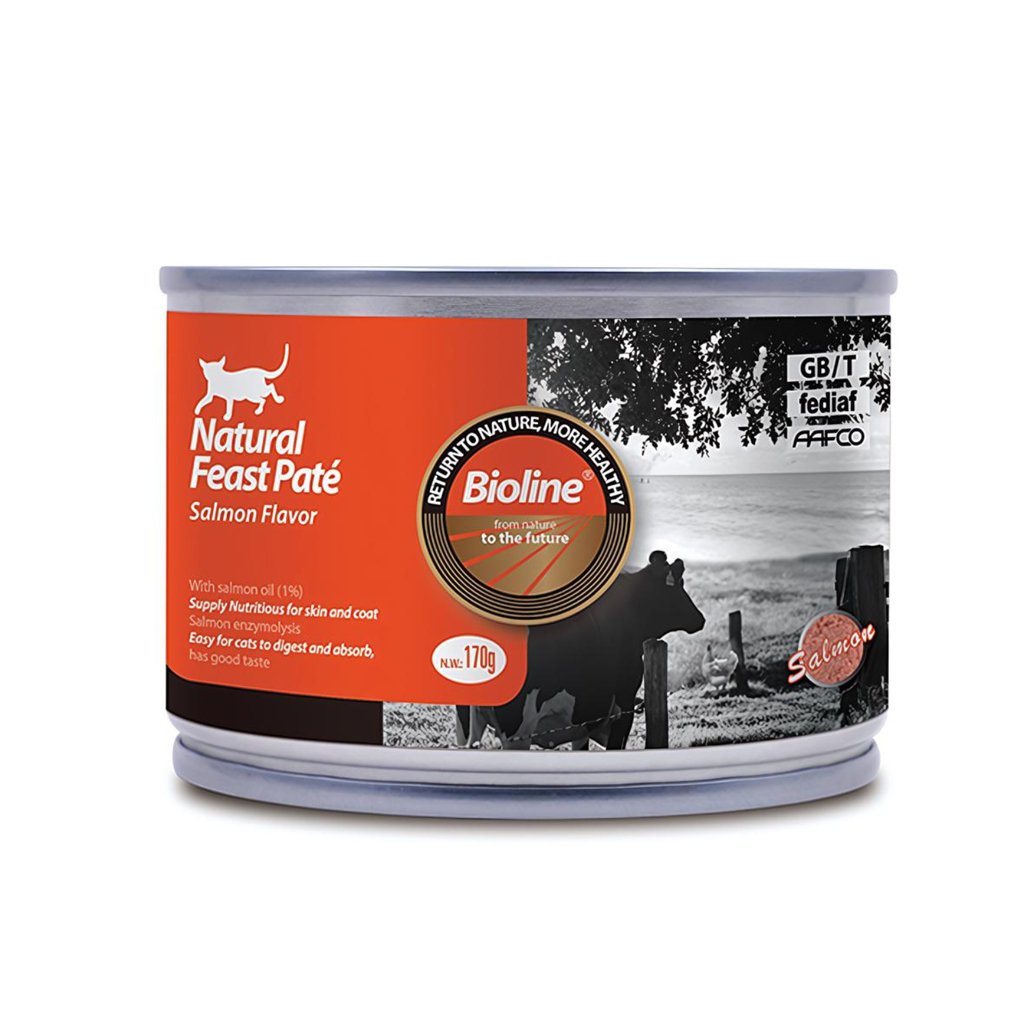 Bioline Natural Feast Pate Cat Can 170g - Shopivet.com