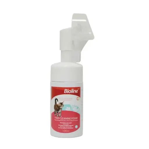 Bioline Paw Cleaning Foam(Cat)[Volume - 100ml] - Shopivet.com