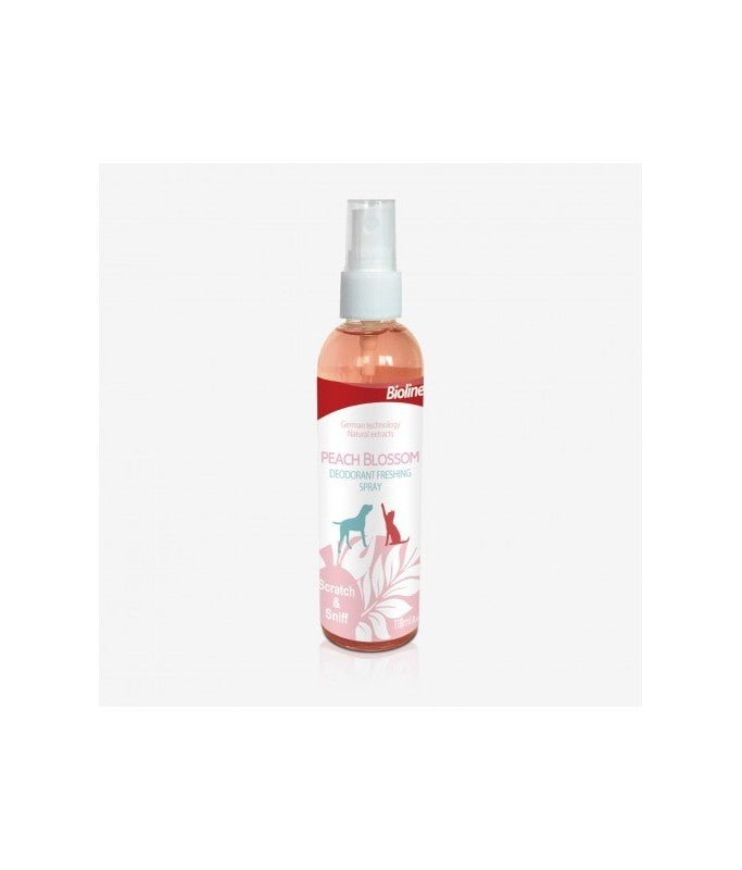 Bioline Peach Blossom Deodorant Freshing Spray 118ml - Shopivet.com