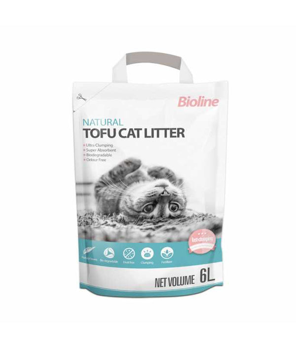 Bioline Tofu Cat Litter - Original 6L - Shopivet.com