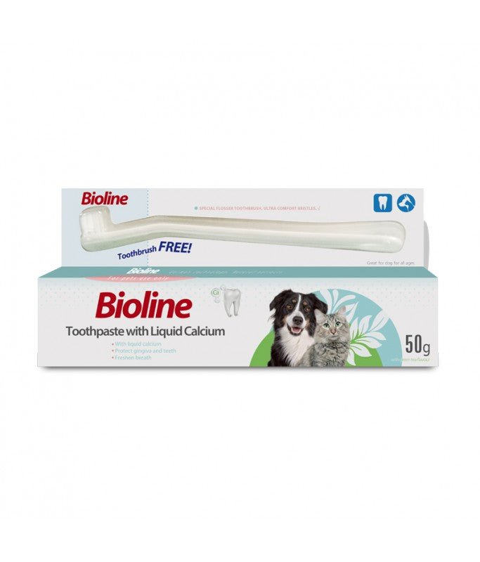 Bioline Toothpaste With Liquid Calcium - 50g - Shopivet.com