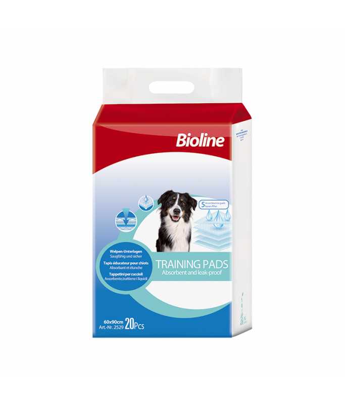 Bioline Training Pads 60x90cm, 20pcs - Shopivet.com