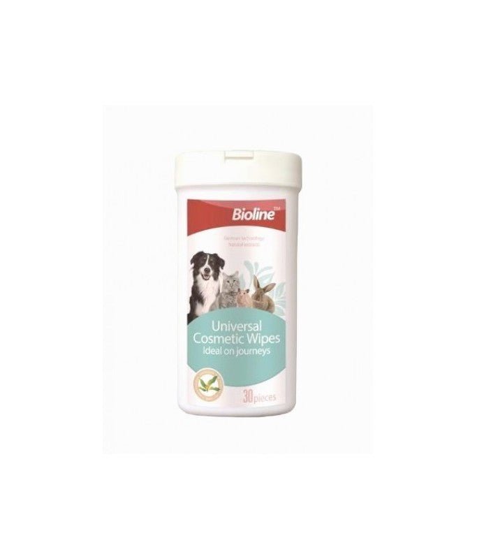 Bioline Universal Cosmetic Wipes 30Pcs - Shopivet.com