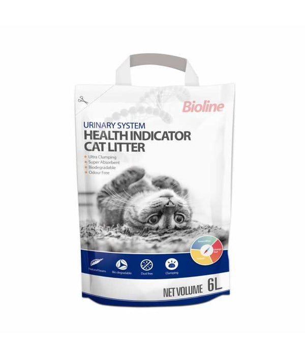 Bioline Urinary System Health Indicator Cat Litter 6L - Shopivet.com