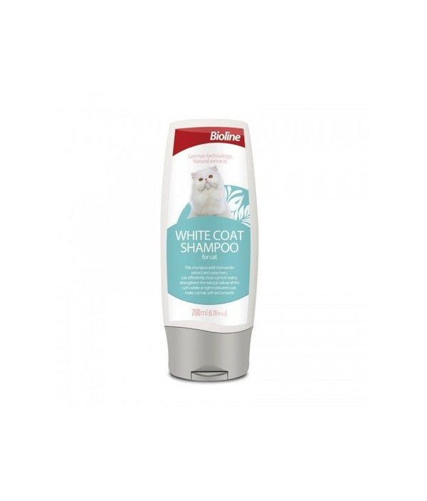 Bioline White Coat Shampoo For Cat 200ml - Shopivet.com