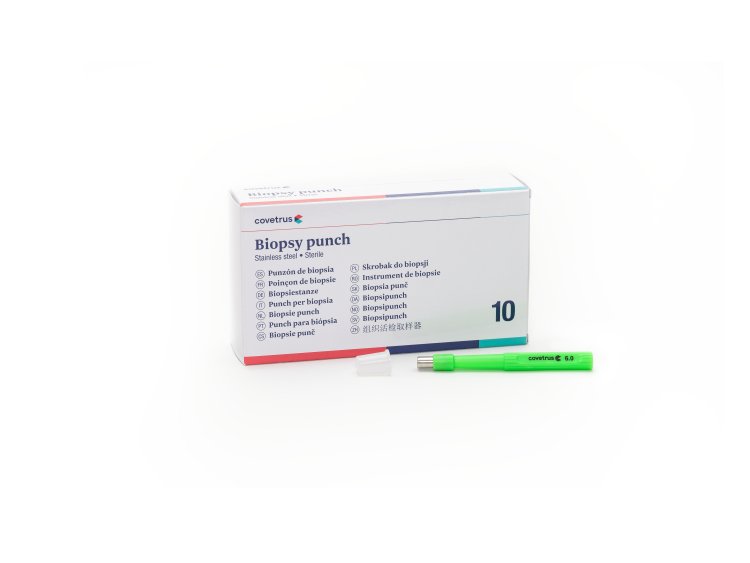 Biopsy punch sterile, 6.0 mm 10 pcs - Shopivet.com