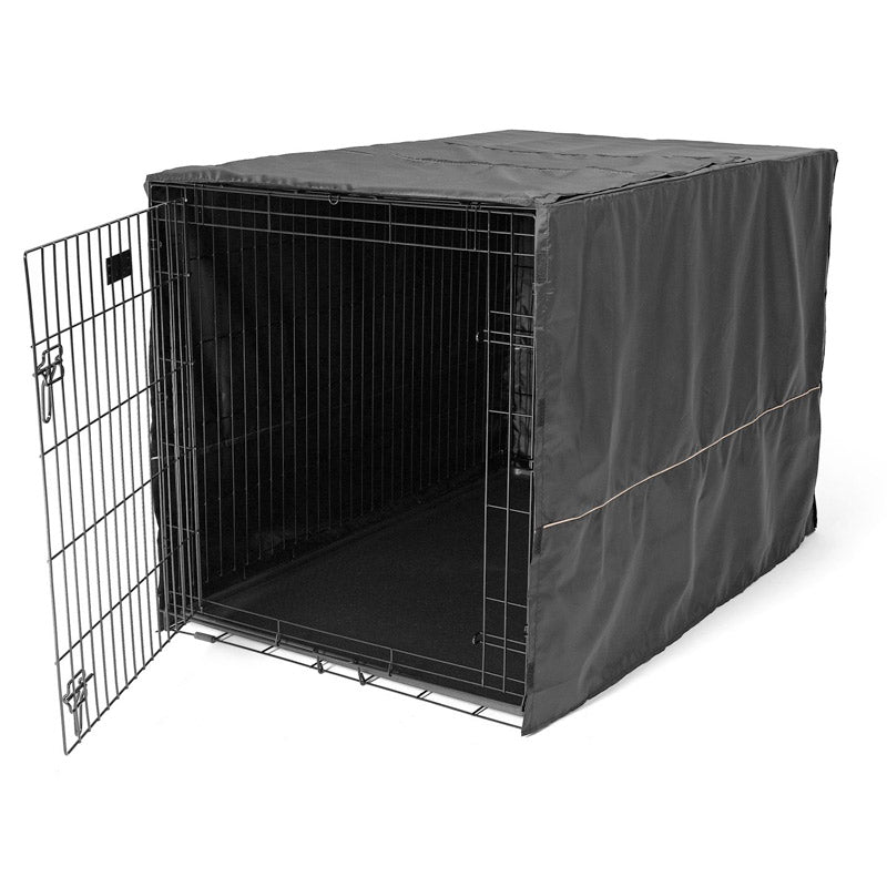Black Polyester Pet Crate Covers - 48 inch - Shopivet.com