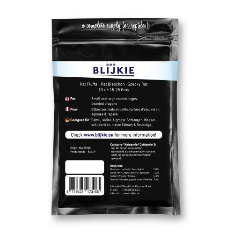 Blijkie black foil line fuzzyrat 15-25 - Shopivet.com