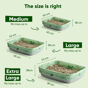 Beco Cat Litter Tray Liners Extra Large - 8