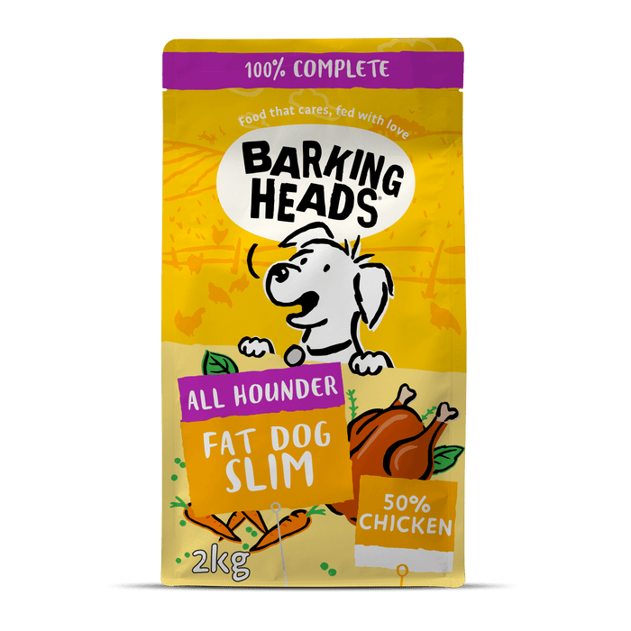 Barking Heads All Hounder Fat Dog Slim Chicken Dry Dog Food - 2kg