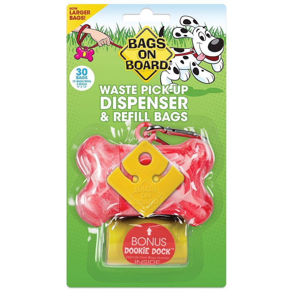 BOB Dispenser Bone Pink(30 bags) - Shopivet.com